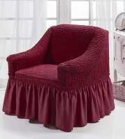 Maroon 1 Seat's Sofa Cover