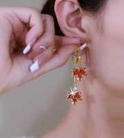 Red Stone Earrings